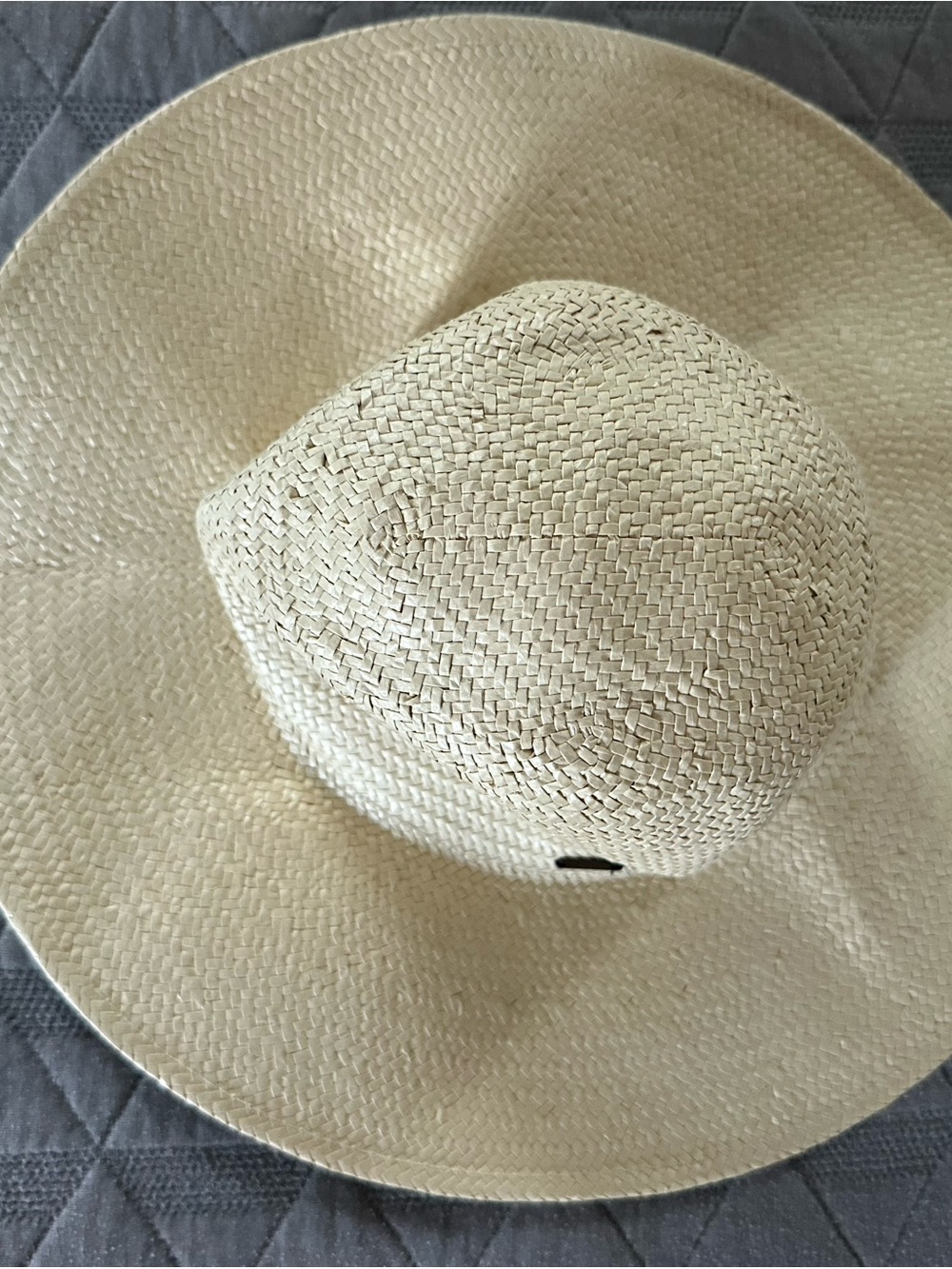 Brixton Natural Straw Wide-Brim Hat